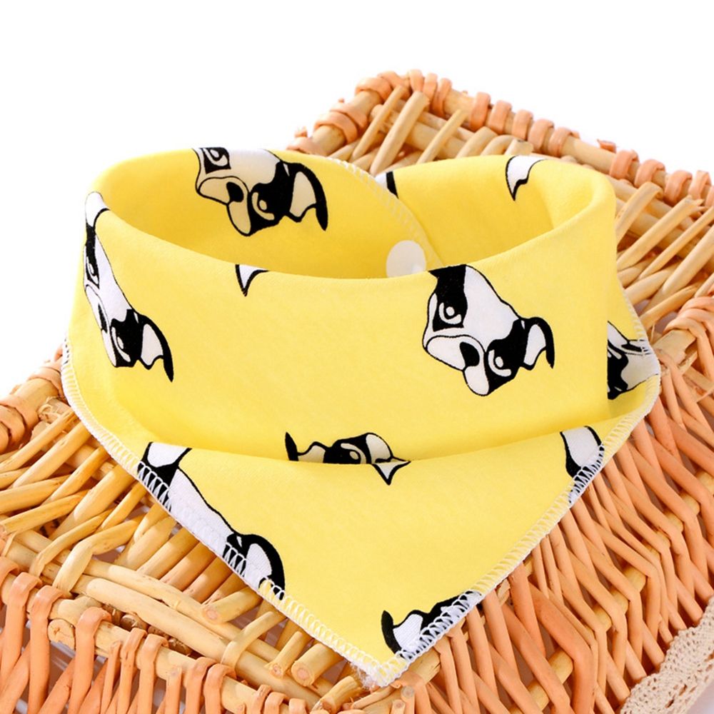 Dog Bandana Scarf - Biały Królik Niedźwiedź Krata Akcesoria do