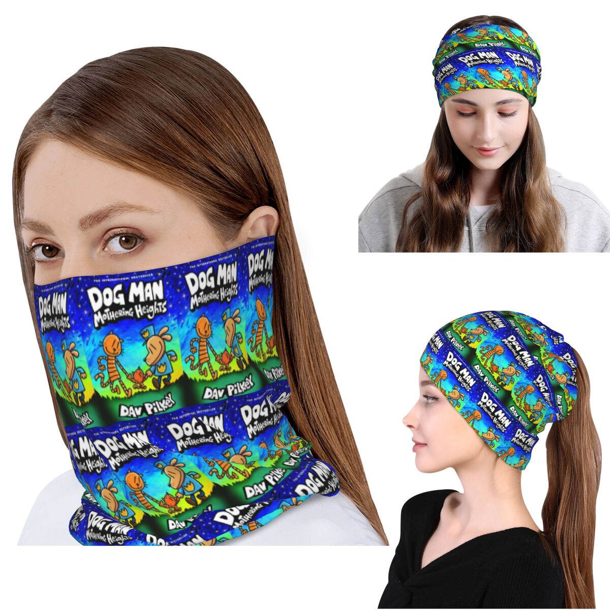 Dog Bandana Scarf - Film Dog Man Dogman 2025 Komiks