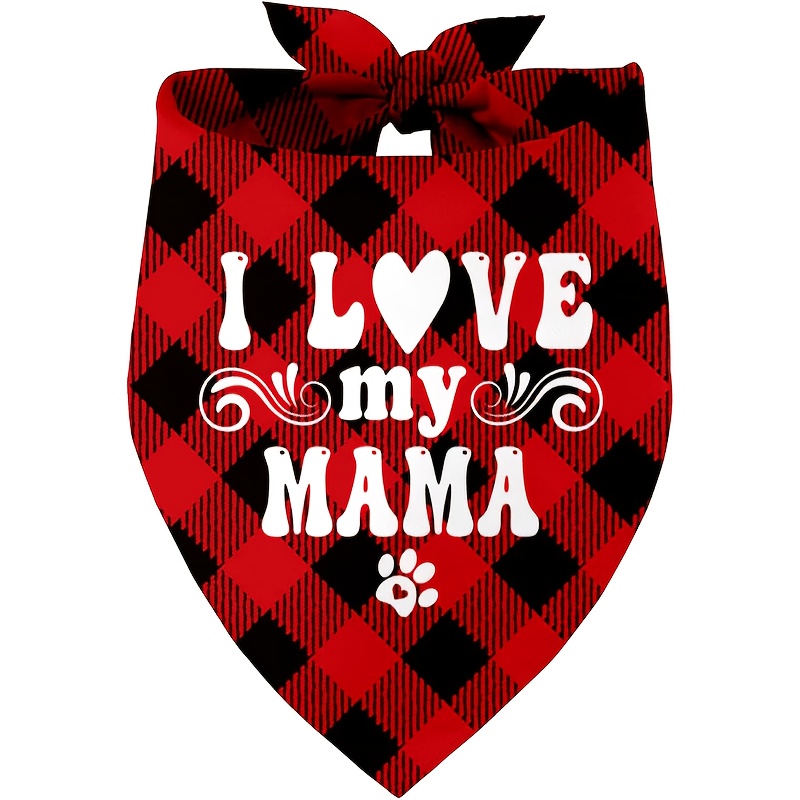 Bandana dla psa z napisem I Lo – Dog Bandana Scarf recenzja i cena